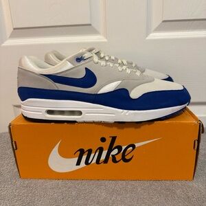 Nike Air Max 1 OG Anniversary Royal 2017 Size 13